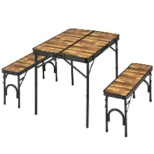 桌子&长椅安排(大约940×375×112mm/木纹)BD-230WB