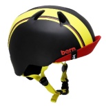 子供用ヘルメット NINO ニーノ(XS～Sサイズ/BLACK YELLOW RACING STRIPE) BEVJBBYRSV11