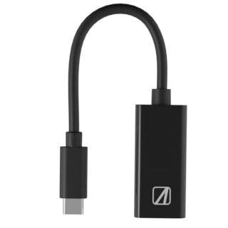 映像変換アダプタ [USB-C オス→メス HDMI] ブラック MS-DPAH6