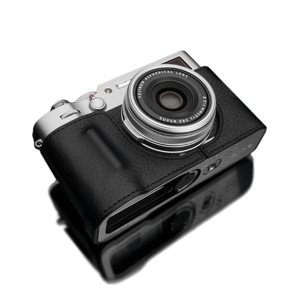 FUJIFILM X100V用 本革カメラケース ブラック HG-X100VBK