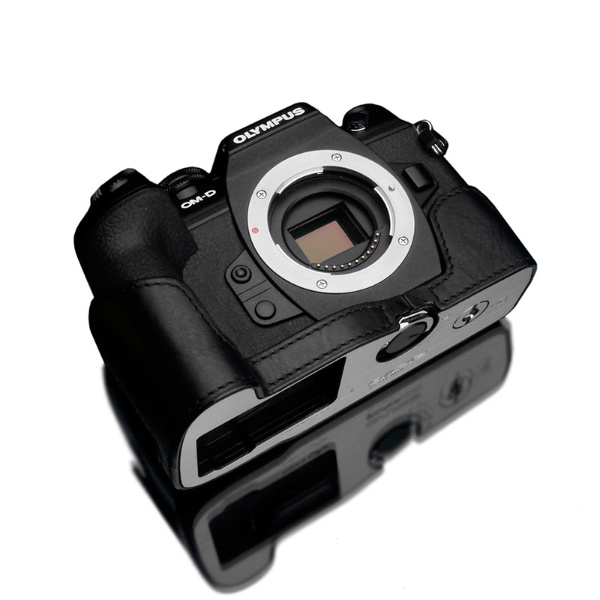 OLYMPUS OM-D E-M1 Mark III 用 本革カメラケース ブラック XS