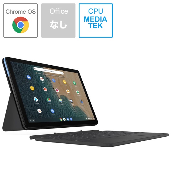笔记本电脑IdeaPad Duet Chromebook冰蓝色+铁杆灰色ZA6F0038JP[10.1型