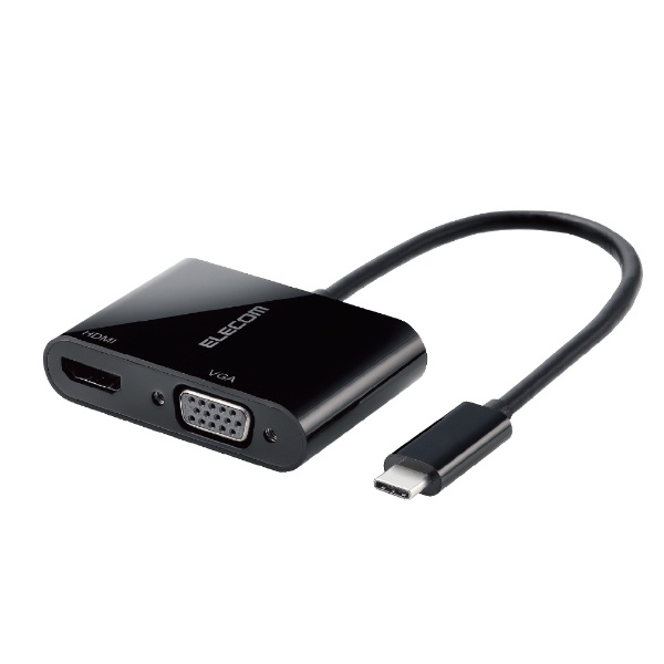 USB-C ᥹ HDMI / VGAѴץ Windows11/Mac/ChromeOS/iPadOSб ֥å AD-CHDMIVGABK