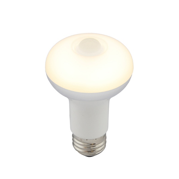 LED電球 レフランプ形 E26 60形相当 人感明暗センサー付 電球色 LDR7L 