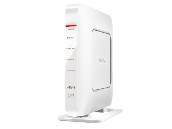 Wi-Fiルーター 親機 1201+573Mbps AirStation ホワイト WSR-1800AX4-WH [Wi-Fi 6(ax)/ac/n/a/g/b]  【処分品の為、外装不良による返品・交換不可】 BUFFALO｜バッファロー 通販 | ビックカメラ.com