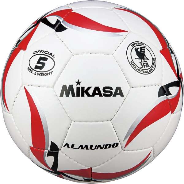 土用 サッカーボール 検定球 Almundo 5号球 ホワイト レッド F501kb R 高校 大学 一般用 ミカサ Mikasa 通販 ビックカメラ Com