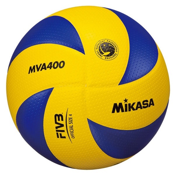 MIKASA バレーボール 検定球 4号 MVA400 8個セット