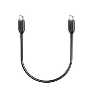 Anker PowerLine III USB-C & USB-C ケーブル (0.3m ブラック) black A8851011