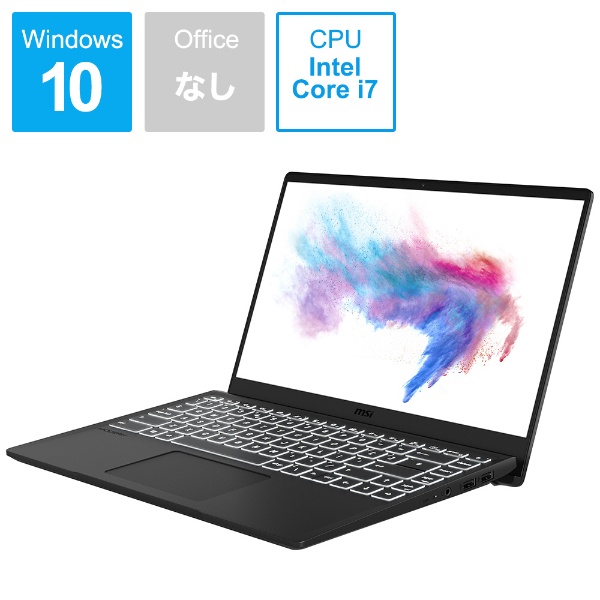 ゲーミングノートパソコン MODERN 14 オニキスブラック Modern-14-B10RASW-003JP [14.0型 /Windows10  Home /intel Core i7 /メモリ：16GB /SSD：512GB /2020年6月モデル]