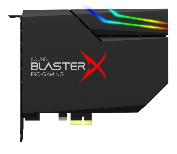 ゲーミングサウンドカード ハイレゾ音源対応 Sound BlasterX AE-5 Plus