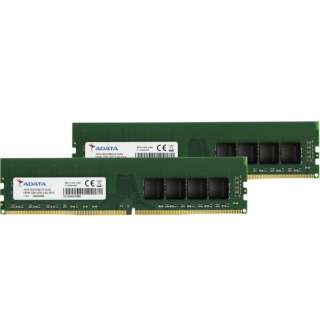 増設メモリ デスクトップ用 AD4U320038G22-D [DIMM DDR4 /8GB /2枚]