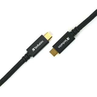USB-C ⇔ USB-Cケーブル [充電 /転送 /1.0m /USB Power Delivery /100W /USB3.1 Gen2] ブラック CBCC31G2V1