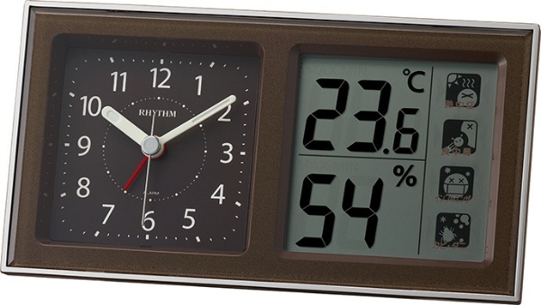 Panasonic  オリジナル 壁掛け時計(温湿度計付き) - 2