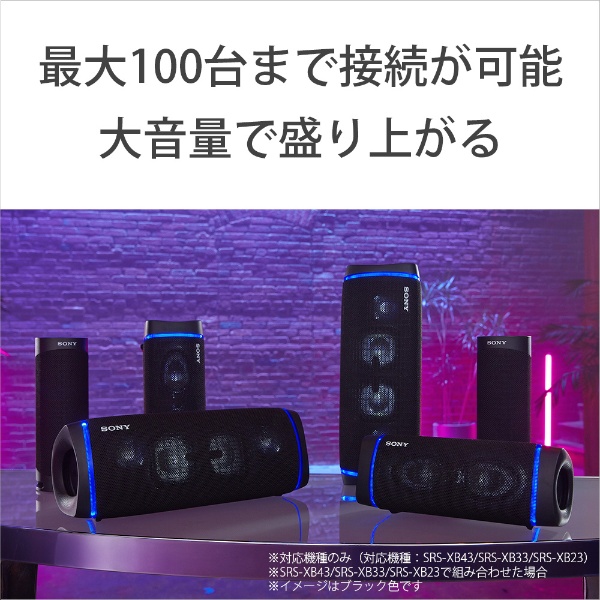 オーディオ機器 スピーカー ビックカメラ.com - ブルートゥーススピーカー ブラック SRS-XB23 BC [Bluetooth対応]