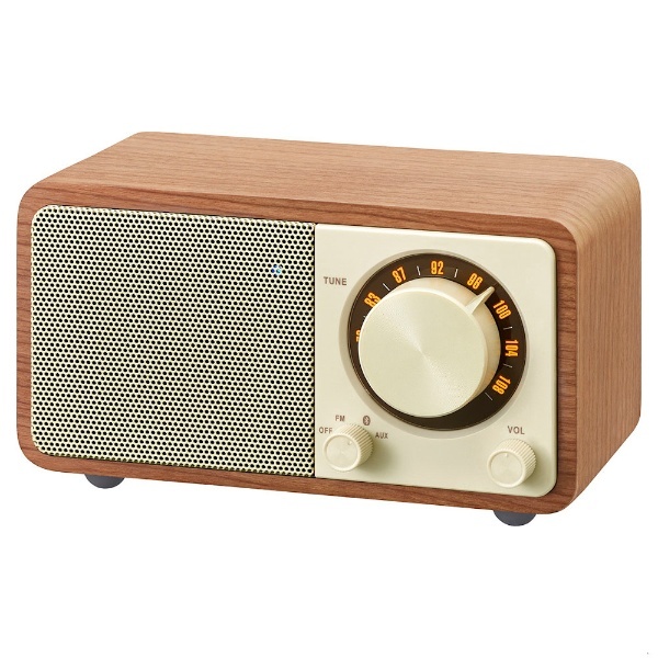 SANGEAN FM AMラジオ対応 ブルートゥーススピーカー チェリー ブラック WR-302 ［Bluetooth対応］ - 2