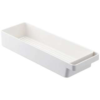 ハンドル付きスリムグラス＆マグ収納　プレート　ホワイト(Slim Glass&Mug Storage With Handle Plate) ホワイト 4718