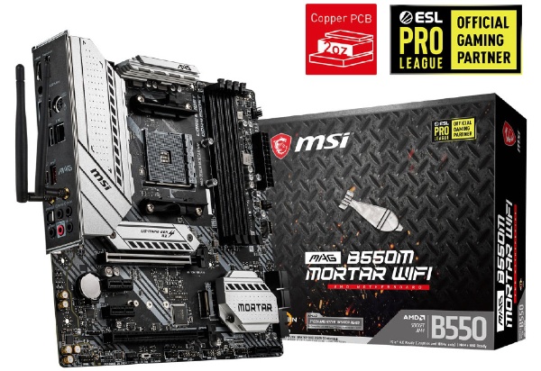 ゲーミングマザーボード MAG B550M MORTAR WIFI [MicroATX /Socket AM4] MSI｜エムエスアイ 通販 |  ビックカメラ.com