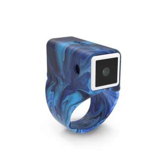 *yOPKIXz Slicone Camera Holder Sleeve Blue Size - Small OPKIX LM-RBLS55 yïׁAOsǂɂԕiEsz