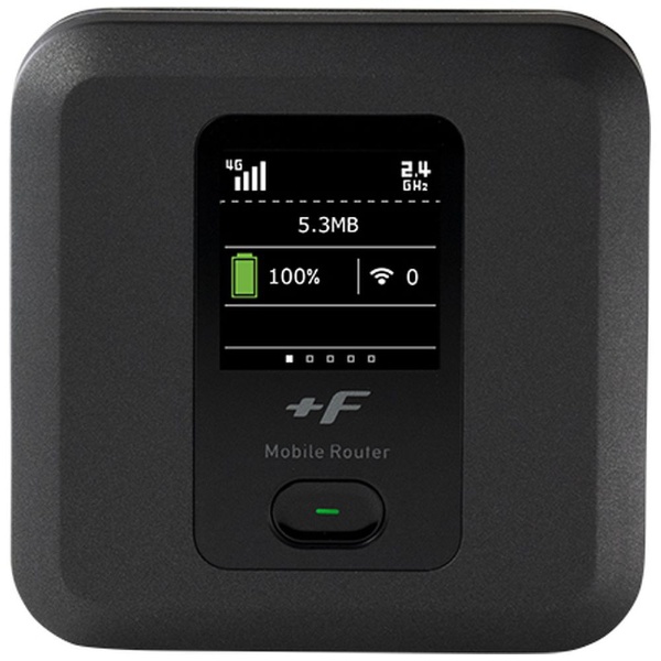 SIM-free] FUJI SOFT mobile router black FS040WMB1 [nanoSIM] FUJI 