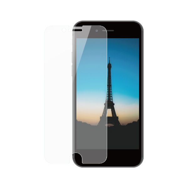 アウトレット iPhone SE 第2世代 8 7 液晶画面保護強化ガラス 絶対に貼り付けミスをしないキット付属 OWL-GUIC47-CL メーカー再生品 6s 6対応
