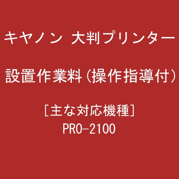 大判プリンター 設置作業料 CANON｜キヤノン 通販 | ビックカメラ.com