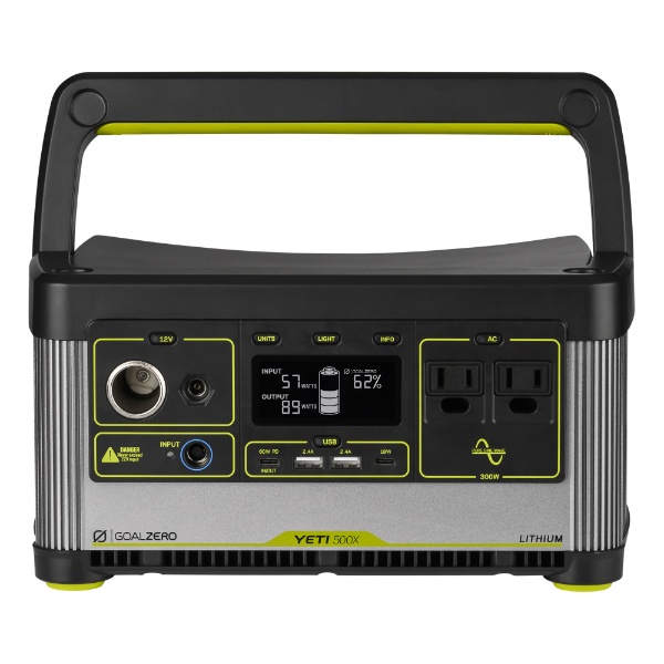 ポータブル電源 Yeti 500X 120V J 36100J [リチウムイオン電池 /8出力 /USB-C充電・ソーラー(別売) /USB  Power Delivery対応]