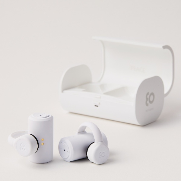 フルワイヤレスイヤホン earsopen ホワイト PEACE-TW-1 [骨伝導 /Bluetooth] BOCO｜ボコ 通販 