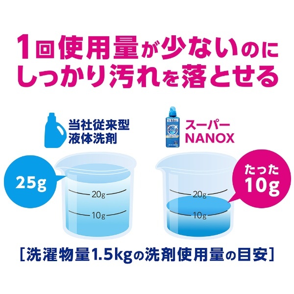 トップ スーパーNANOX（ナノックス） つめかえ用 特大 900g LION｜ライオン 通販