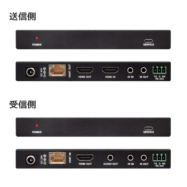 4K60Hz対応 HDMI延長器（100m） RS-HDEX100-4K ラトックシステム｜RATOC Systems 通販