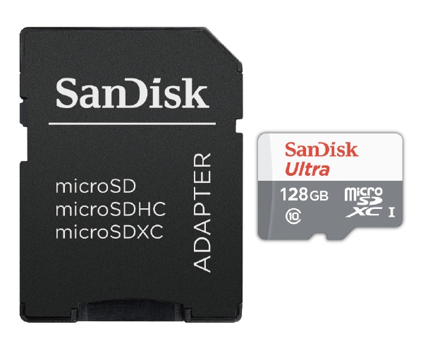microSDXC UHS-Iカード(128GB) ウルトラ(Ultra) SDSQUNS-128G