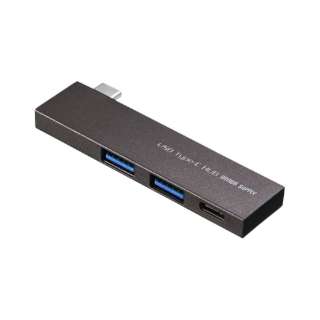 USB-3TCH22S USB-C  USB-C{USB-A ϊnu Vo[ [oXp[ /3|[g /USB 3.2 Gen1Ή] yïׁAOsǂɂԕiEsz