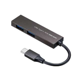 USB-3TCH24S USB-C  USB-A ϊnu (Chrome/iPadOS/Mac/Win) Vo[ [oXp[ /2|[g /USB 3.2 Gen1Ή]_1