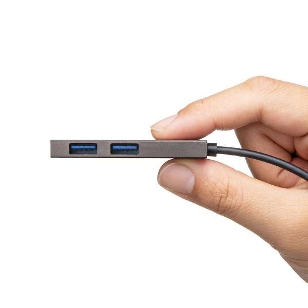 USB-3TCH24S USB-C  USB-A ϊnu (Chrome/iPadOS/Mac/Win) Vo[ [oXp[ /2|[g /USB 3.2 Gen1Ή]_5