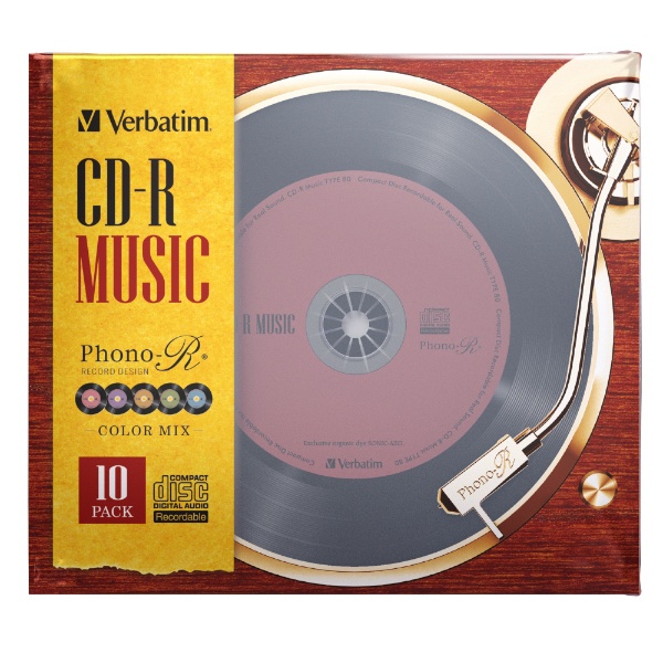 音楽用CD-R Phono-R　ﾌｫﾉｱｰﾙ AR80FHX10V6 [10枚 /700MB]