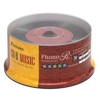 供音乐使用的CD-R Phono-R留声机公亩AR80FHX30SV6[30张/700MB]