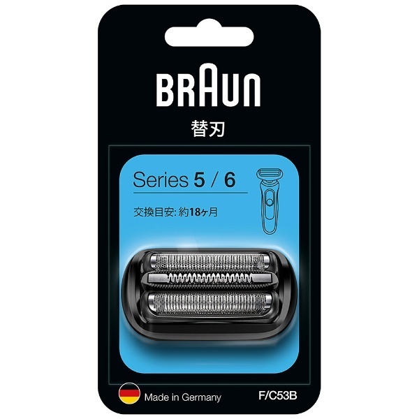 カセットタイプ交換用替刃 シリーズ5、6 ブラック F/C53B ブラウン｜BRAUN 通販 | ビックカメラ.com