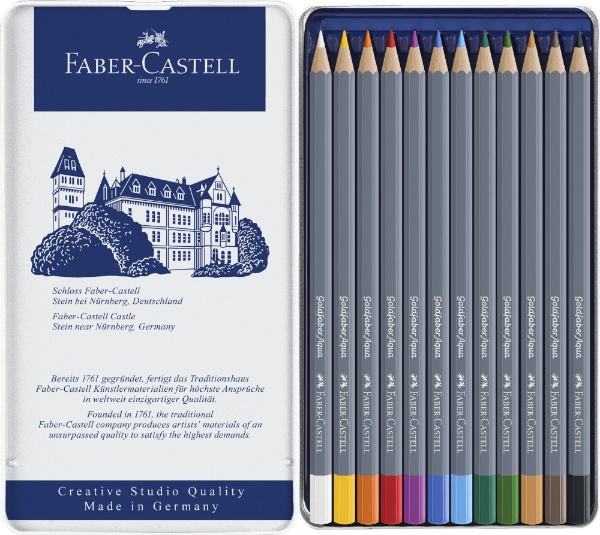 Faber-Castell Color Grip ひろく 水彩色鉛筆12色セット