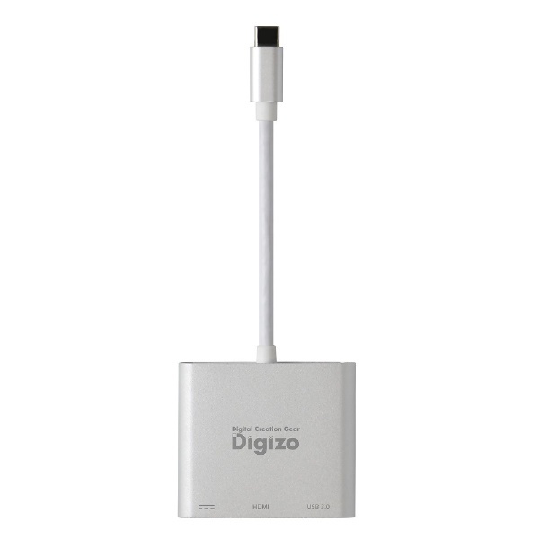 プリンストン Digizo PD60W対応 Type-C HDMI変換アダプター 4K対応 USB3.0x1 PC Switch PUD-PDC1H