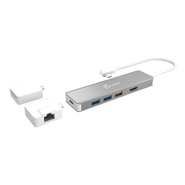 USB-C オス→メス HDMI / LAN / USB-A / USB-C］3.0変換アダプタ USB
