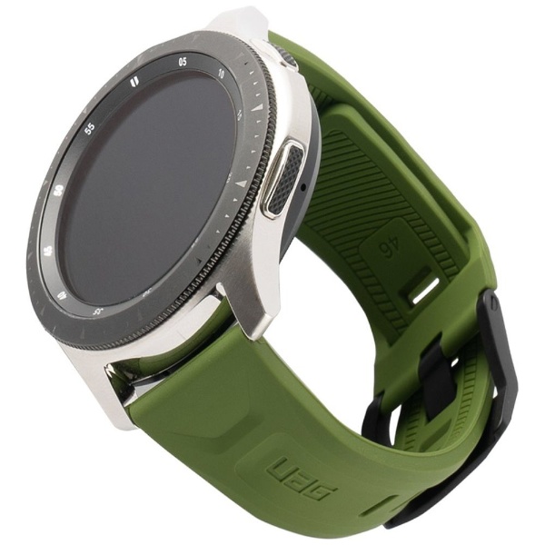 UAG社製 Galaxy Watchバンド 流行のアイテム 即納最大半額 GalaxyWatch オリーブ 46mm用 UAG-RGWLS-OL SCOUTシリーズ