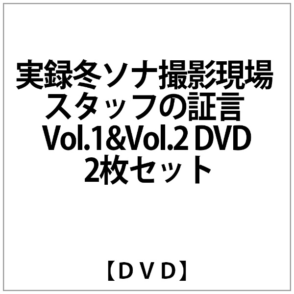 実録冬ｿﾅ撮影現場 ｽﾀｯﾌの証言 Vol.1Vol.2 大幅値下げランキング DVD 2枚ｾｯﾄ ご注文で当日配送