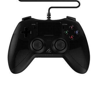 PS4/PS3/PC用 シンプルターボコントローラ 零～ZERO～ ブラック