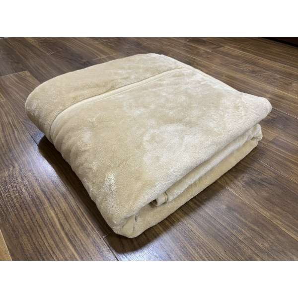[毯子]棉让进入光滑的毯子汉克单人尺寸(140x200cm/浅驼色)_4
