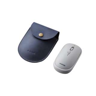 マウス (Android/iPadOS/iOS/Mac/Windows11対応) グレー M-TM10BBGY [BlueLED /無線(ワイヤレス) /4ボタン /Bluetooth]