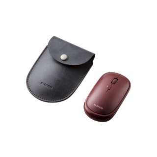 マウス (Android/iPadOS/iOS/Mac/Windows11対応) レッド M-TM10BBRD [BlueLED /無線(ワイヤレス) /4ボタン /Bluetooth]
