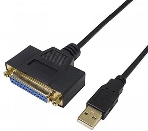 1.0m USBパラレル変換ケーブル 【A】⇔【パラレルプリンターケーブル】 変換名人 USB-PL2510G2