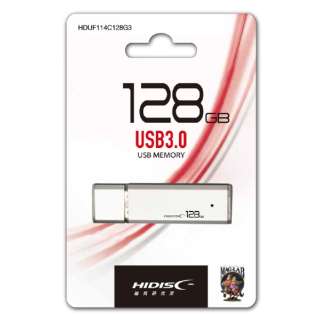 USB HIDISC Vo[ HDUF114C128G3 [128GB /USB TypeA /USB3.0 /Lbv]