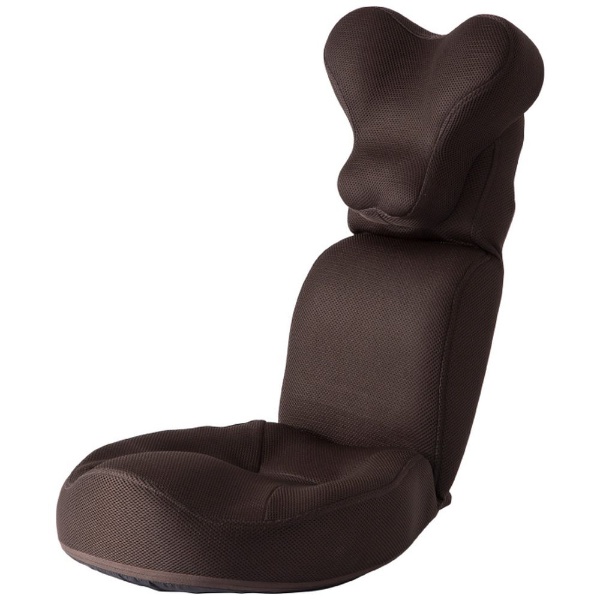 肩・首スッキリ座椅子 HOGUURE ブラウン プロイデア - 座椅子