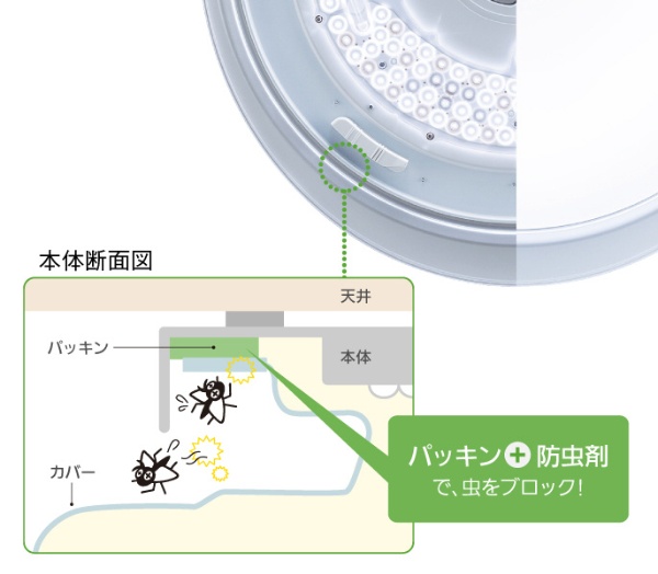 LEDシーリングライト HH-CF0872A [8畳 /昼光色～電球色 /リモコン付属] パナソニック｜Panasonic 通販 |  ビックカメラ.com