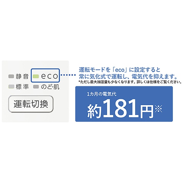 混合式加湿器Dainichi Plus白HD-154-W[混合(加热+气化)式]Dainichi 
